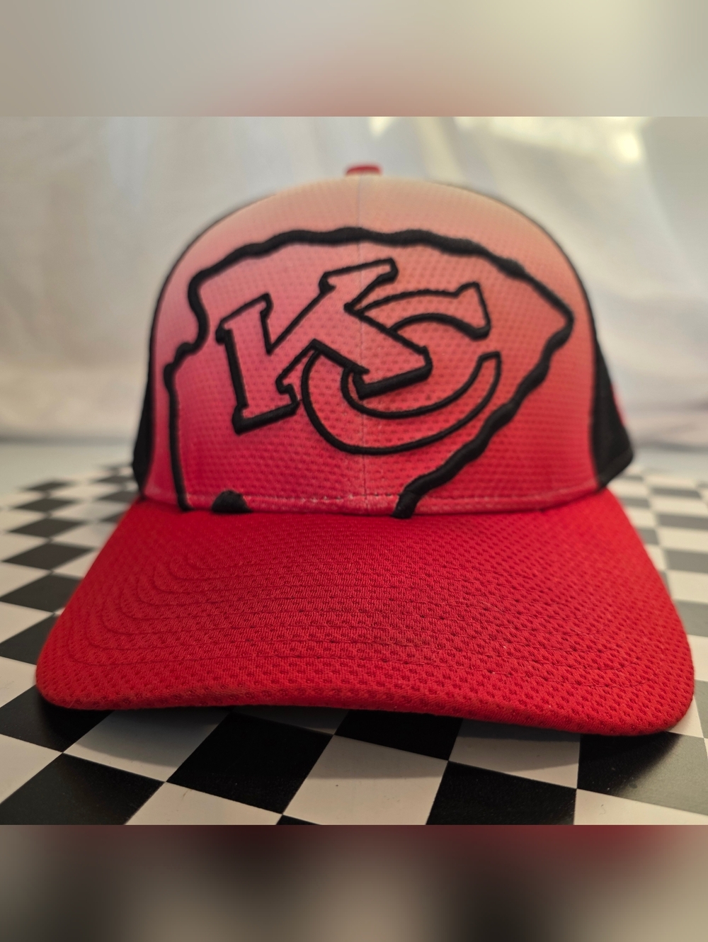 New Era Red and Pink KC Logo Baseball Hat